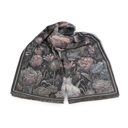 Šátek / šála / pléd typu kašmír 70x185 cm, barva 6 šedá