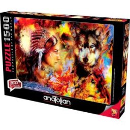 Anatolian Puzzle Dívka a vlk 1500 dílků