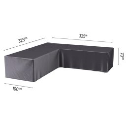 Platinum designové zahradní ochranné plachty na nábytek AeroCovers (325 x 325 x 100 cm)