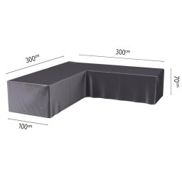 Platinum designové zahradní ochranné plachty na nábytek AeroCovers (300 x 300 x 100 cm)