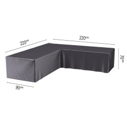 Platinum designové zahradní ochranné plachty na nábytek AeroCovers (220 x 220 x 90 cm)