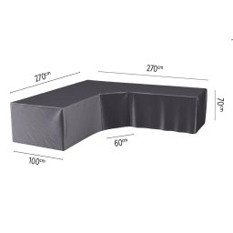 Platinum designové zahradní ochranné plachty na nábytek AeroCovers (270 x 270 x 100 cm)