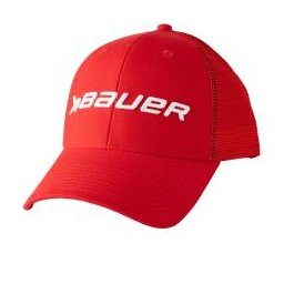 Hokejová kšiltovka BAUER Everyday Cap Red SR (1066669) Senior (dospělá)