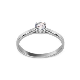 Diamantový zásnubní prsten z bílého zlata 0.250 ct MKBR021AB