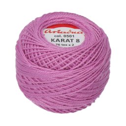 Háčkovací příze Karat 8 10 g - 1601