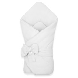 Mušelínová šněrovací zavinovačka New Baby white
