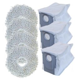 Mopy a sáčky pro ROBOROCK QRevo 5AE, QRevo Curv 5A1, QRevo Edge, QR798, Saros 20/10R... 4+3ks sada