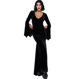 šaty dámské KILLSTAR - Mortaveil - Black - KSRA013837