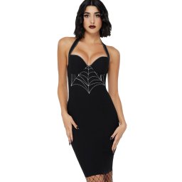 šaty dámské KILLSTAR - Vampette - Black - KSRA013626