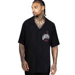 košile pánská KILLSTAR - Lucifers Roller Club - Black - KSRA013615