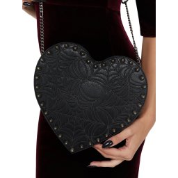 kabelka (taška) KILLSTAR - Heartbreakers - Black - KSRA013609