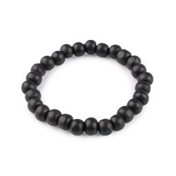 Náramek dřevěný unisex, barva 2 černá