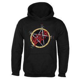mikina pánská SLAYER - PENTAGRAM DISTRESSED - PLASTIC HEAD - SL003SW