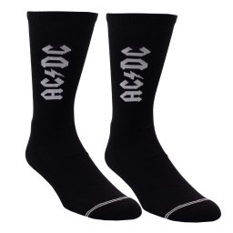 ponožky PERRI´S SOCK - AC/DC - LIGHTINING STRIKES - BLACK - ACA301-001