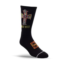 ponožky PERRI´S SOCK - Guns N' Roses - CROSS LOGO - BLACK - GRA302-001