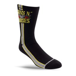 ponožky PERRI´S SOCK - Guns N' Roses - SIDE STRIPE - BLACK - GRA301-001