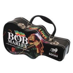 dárková krabička (ponožky set 3 párů) BOB MARLEY - GUITAR - PERRI´S SOCKS - BOF371-001-O-M