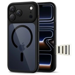 Pouzdro Tech-Protect MagPeak CC MagSafe iPhone 17 Pro Max - Black / Clear