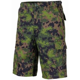 Kraťasy US střih BDU boční kapsy finský M05 tarn vel. S