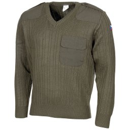 Svetr AČR V-střih vz.97 ZELENÝ vel. 182/088-092