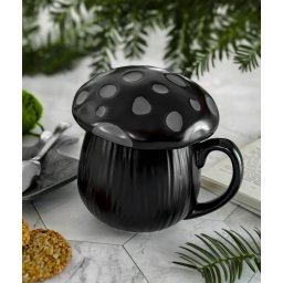 hrnek KILLSTAR - Mushroom - Black - KSRA013690