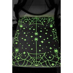 deka (přehoz) KILLSTAR - Spider Space Glow - Black - KSRA011347