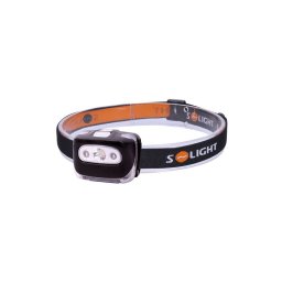 SOLIGHT LED čelová svítilna 3 W + červené světlo, 3x AAA 25480SO