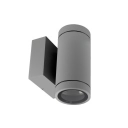 Deko-Light nástěnné přisazené svítidlo - ShoreLine Pro kulaté Up+Down, 2x max. 7,5 W GU10, světlešedá 731214