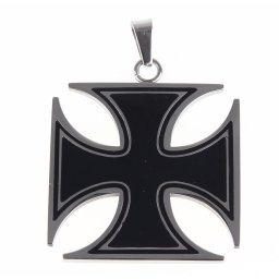 obojek ETNOX - Black Iron Cross - SK1125