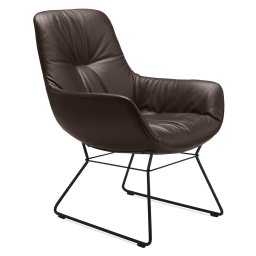 Freifrau Manufaktur designová křesla Leya Cocktail Lounge Chair Sledge