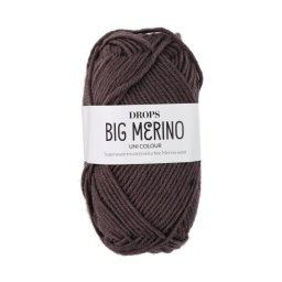 Příze Drops Big Merino Uni Colour, 50 g - mocca