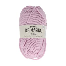 Příze Drops Big Merino Uni Colour, 50 g - pudrová růžová