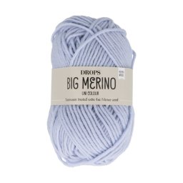 Příze Drops Big Merino Uni Colour, 50 g - ocelmodrá