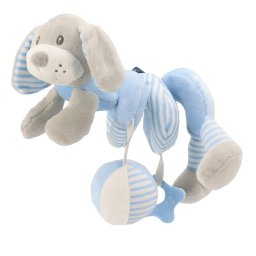 Hračka na postýlku Spirála Baby Mix pes modrý