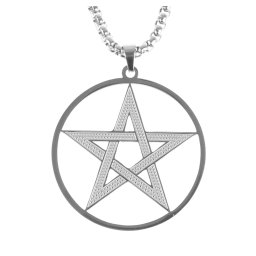 obojek Pentagram - Black - PSY1137