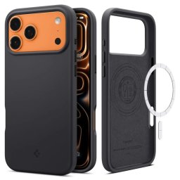Spigen Silicone Fit MagFit MagSafe iPhone 17 Pro Max - Black