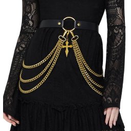 pásek KILLSTAR - Poised Opulence - Black/Gold - KSRA013917