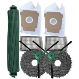 9ks HEPA filtry, kartáče, mopy a sáčky pro iRobot Roomba Plus 405/505 Combo, sada