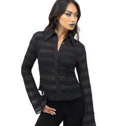 halenka dámská (top) KILLSTAR - Fallen Light - Black - KSRA013286