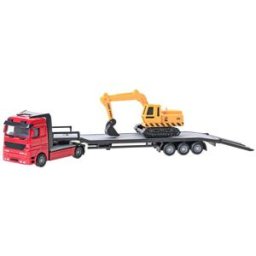 Mikrotrading Traffic nakladač se stavebním autem 25 cm, kov, volný chod