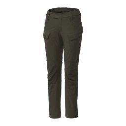 Kalhoty dámské OUTDOOR TACTICAL® softshell TAIGA GREEN vel. M-R