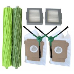 8ks HEPA filtry, kartáče a sáčky pro iRobot Roomba Max 705 Vac/504 Plus Vac sada