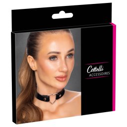 Cottelli - obojek srdce - ern