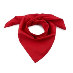Bavlněný šátek jednobarevný 70x70 cm, barva 88 červená