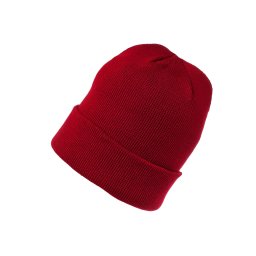 Zimní čepice unisex, barva 2 červená tmavá