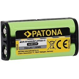 PATONA baterie pro sluchátka Sony BP-HP550-11 700mAh Ni-Mh 2,4V MDR-RF4000
