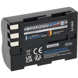 PATONA baterie pro Nikon EN-EL3E 2250mAh Li-Ion Platinum USB-C nabíjení
