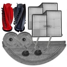 9ks Kartáče, HEPA filtry a mopy pro ROBOROCK Saros 10 / S9 Max V Ultra sada