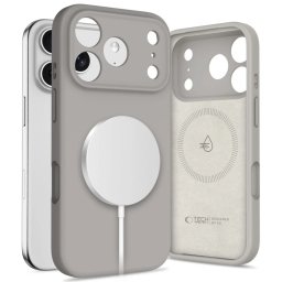 Tech-Protect Silicone MagSafe iPhone 17 Pro Max - Stone Grey