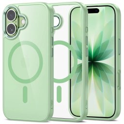 Pouzdro Tech-Protect Magmat MagSafe iPhone 17 - šalvějová / čirá